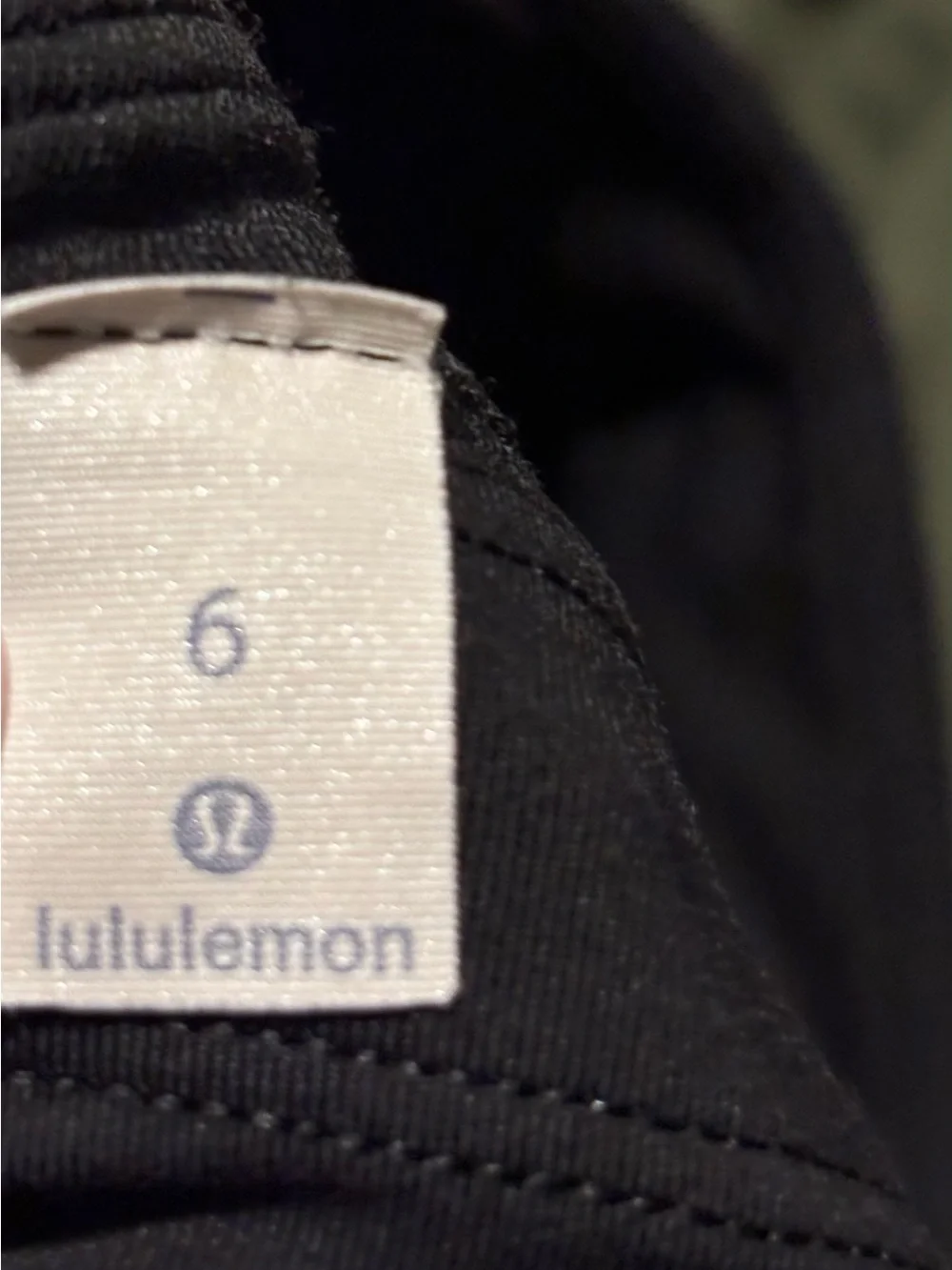 lululemon athletica Black Strappy V-Neck Bralette